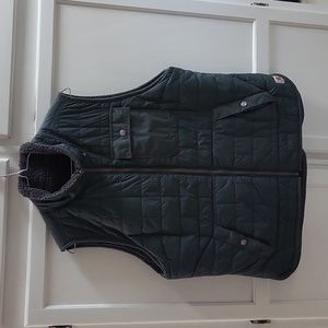 CARHARTT Sherpa Fleece Reversible Work Vest LARGE Jacket Puffer Padded Top